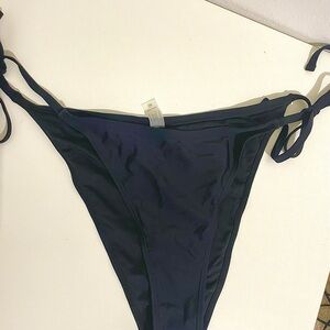 Black Side-tie Bikini Bottom